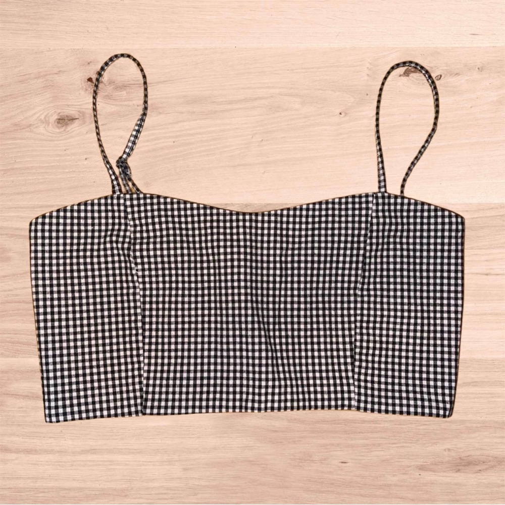 Urban Outfitters Cropped Gingham Cami